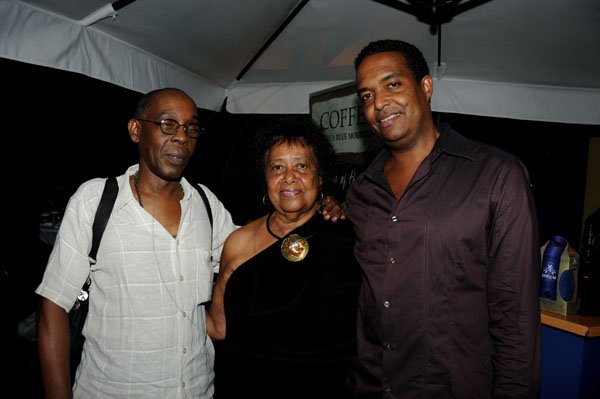 Winston Sill / Freelance Photographer
The Portia Simpson-Miller Foundation annual Scholarship Award Fundraising Party, held at Norbrook Drive, on Friday night November 16, 2012. Here are Grubb Cooper (left); Sandra Aris (centre); and Quentin Aris (right).