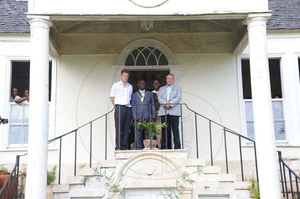 Sheena Gayle/Gleaner Writer
Prince Harry's Falmouth Visit