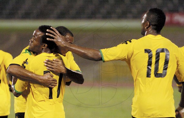 Ricardo Makyn/Staff Photographer.
Jamaica vs Trinidad at the National Stadium on Sunday 10.10.2010.