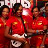 Contributed
Reggae Sumfest - The Digicel girls are looking red-hot as they strike a legendary pose at the Digicel Culture Yard booth at Reggae Sumfest on Dancehall Night.