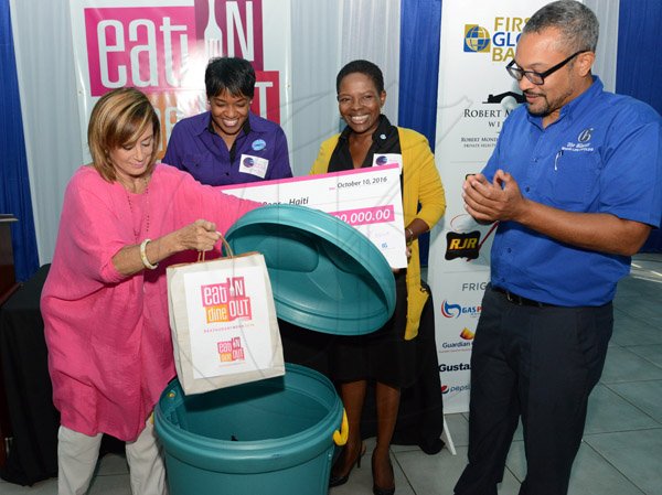 Rudolph Brown/Photographer
Restaurant Week press launch at the Gleaner's Sports Club in Kingston on Monday, October 10, 2016