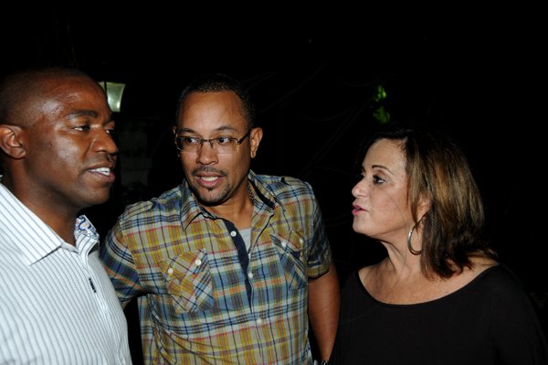 Winston Sill / Freelance Photographer

Talking business? From left Roger Cogle, market head - personal banking RBC chats with Christopher Barnes, Managing Director of The Gleaner Company and Stephanie Scott of SSCo, the conceptulizers of Restaurant Week.  

***********************
Restaurant Week dining out feature with RBC Bank and guests at Cuddyz, New Kingston; Grog Shoppe, Devon House; and Guilt Trip, Barbican on Thursday night November 15, 2012.
