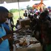 Christopher Serju/Gleaner Writer
Birthday celebration - The children were very orderly as they waiting in line to be served treats.