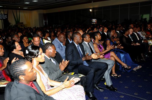 Winston Sill / Freelance Photographer
RJF National Sportsman and Sportswoman of the Year Awards Ceremony, held at the Jamaica Pegasus Hotel, New Kingston on Friday night January 20, 2012.