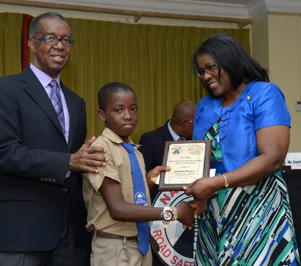 Ian Allen/Staff Photographer
National Road Safety Council(NRSC) Road Safety Poster Competition 2014 Awards Ceremony at the Knutsford Court Hotel in Kingston.