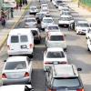 Norman Grindley/Chief Photographer
Traffic came to a stand still along Marescaux Road in Kingston yesterday afternoon as most business place closed their doors early.