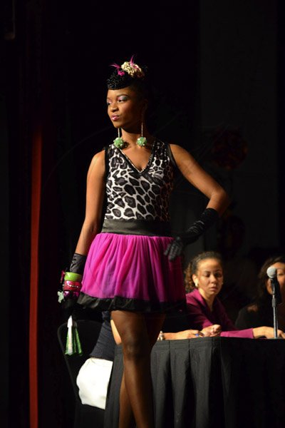 Rudolph Brown/Photographer
Model: Shamonique Markland at the Sagicor Stars week Design Spotlight competition at the Little Theater in Kingston on Tuesday, December 4, 2012