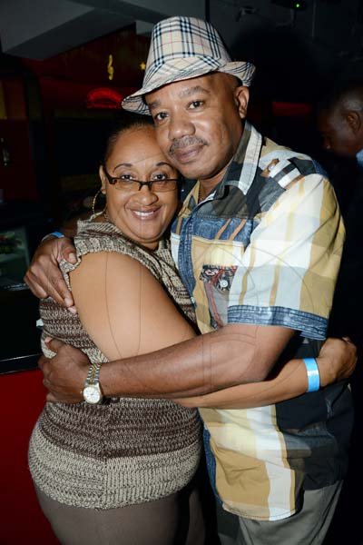 Rudolph Brown/Photographer
Sharon Brooks-Hylton and Winston Hylton at the Sagicor Christmas party at the Famous Night Club, in Portmore on Saturday, December 7, 2013