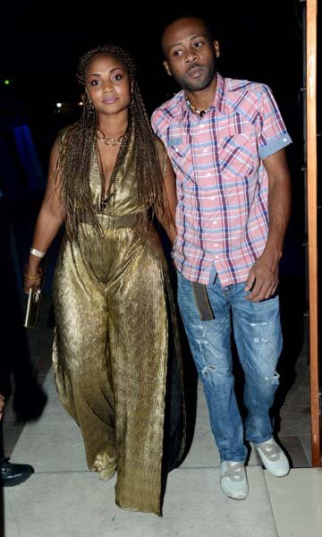 Rudolph Brown/Photographer
Annette Thomas and Adrian Wray at the Sagicor Christmas party at the Famous Night Club, in Portmore on Saturday, December 7, 2013