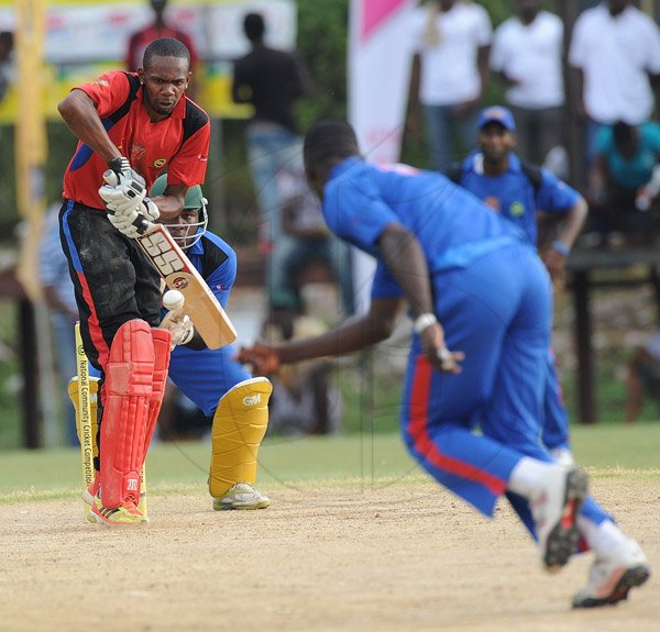 Ian Allen/Staff Photographer
Social Development Commission(UDC) T/20 Cricket finals and third and fourth place matches at Alpart Sports Club in Nain St.Elizabeth.