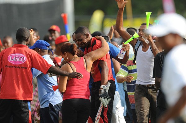 Ian Allen/Staff Photographer
Social Development Commission(UDC) T/20 Cricket finals and third and fourth place matches at Alpart Sports Club in Nain St.Elizabeth.