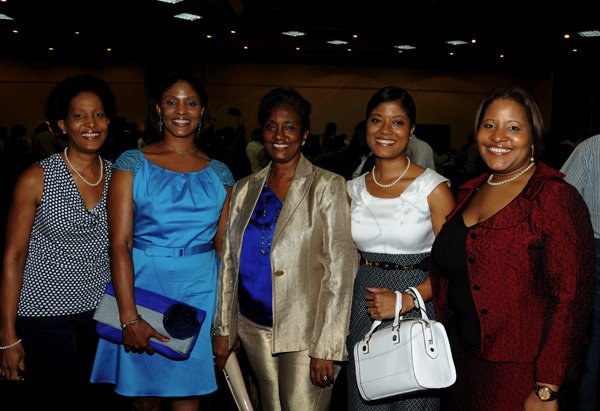 Winston Sill / Freelance Photographer

Deans Family: Five maidens in a row, Prudence Kidd-Deans (centre), and daughters; from left are Terry, Jill, Kady and Trudy.


Leader of the Jamaica Labour Party (JLP) Andrew Holness host Reception in honour of The Most Hon. Edward Seaga, held at the Jamaica Pegasus Hotel, New Kingston on Tuesday night October 9, 2012. Here are Prudence Kidd-Deans (centre), and daughters; from left are Terry, Jill, Kady and Trudy.