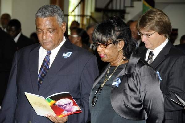 Gladstone Taylor /  Photographer

the funeral Service of Dr. Douglas Ralph Manley, CD held at the UWI Mona Chapel yesterday morning