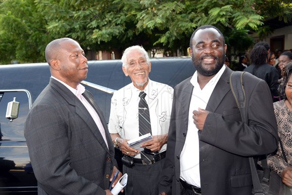 Jermaine Barnaby/Photographer
Michael Shaw thanksgiving service at the Webster Memorial United Church along Half Way Tree road on Thursday October 22, 2015.