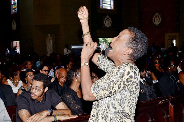 Rudolph Brown/Photographer
John Holt Funeral service at Holy Trinity Cathedral Church on Monday, November 17, 2014