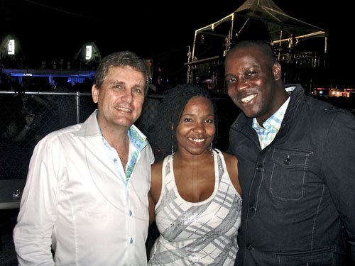 Contributed
Shaggy and Friends
Rainforrest CEO Brian Jardim with LIME execs Danielle Hopkins and Stephen Price at The Shaggy and friends concert at Jamaica House on Saturday.