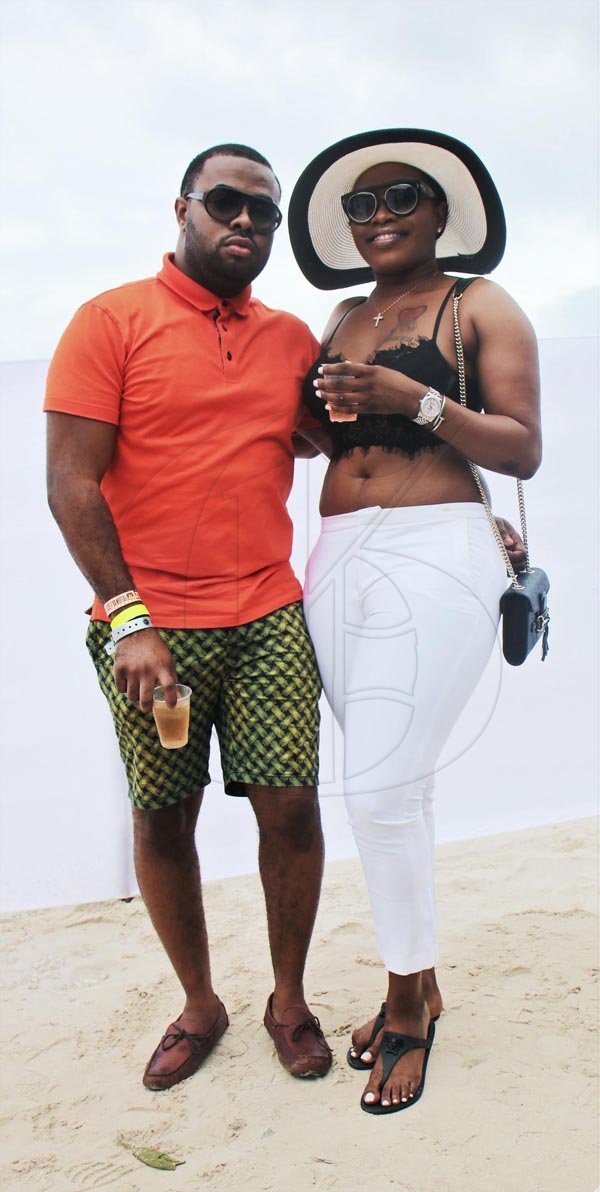 Ashley Anguin<\n>Robert Thomas and Tameka Bryce <\n>at the Solar breakfast party at Tropical Bliss in Montego Bay last Sunday.<\n> *** Local Caption *** @Normal:Robert Thomas and Tameka Bryce <\n>at the Solar breakfast party at Tropical Bliss in Montego Bay last Sunday.<\n>