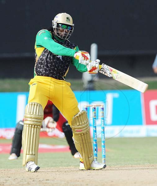 Ian Allen/Staff Photographer
Jamaica Tallawahs versus Trinidad Redsteel in CPL T/20 cricket at Sabina Park on Sunday.