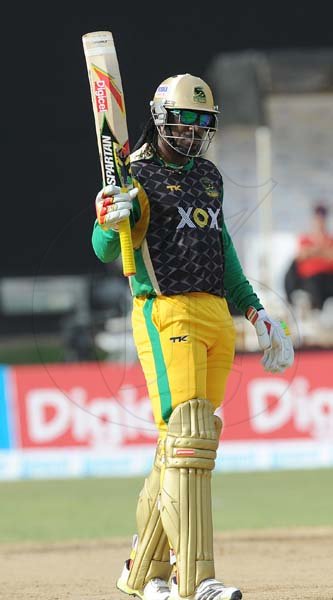 Ian Allen/Staff Photographer
Jamaica Tallawahs versus Trinidad Redsteel in CPL T/20 cricket at Sabina Park on Sunday.