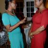 Winston Sill/Freelance Photographer
Dress for Success Jamaica annual Fundraising Tea Party, held at the British High Commission, Trafalgar Road on Thursday night November 7, 2013. Here are Digicel's Jackie Burrell-Clarke (left); and Lady Patricia Allen (right).