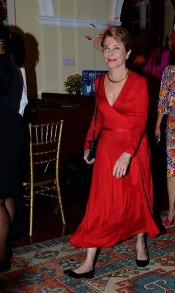 Winston Sill/Freelance Photographer
Dress for Success Jamaica annual Fundraising Tea Party, held at the British High Commission, Trafalgar Road on Thursday night November 7, 2013 .Here is Diana Stewart.