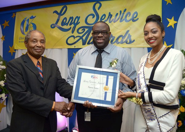 Ian Allen/Photographer
Gleaner Long Service Awards Ceremony 2014.