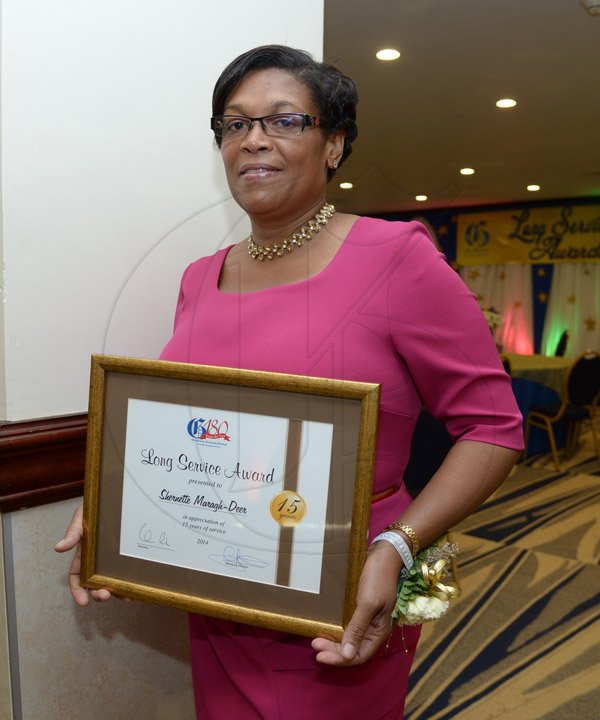 Ian Allen/Photographer
Gleaner Long Service Awards Ceremony 2014.