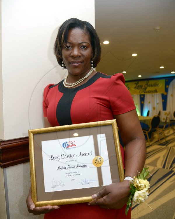 Ian Allen/Photographer
Gleaner Long Service Awards Ceremony 2014.