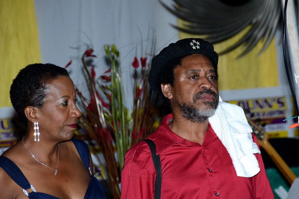 Winston Sill/Freelance Photographer
To Mom With Love Concert, held at LIME Golf Academy, New Kingston on Sunday night May 11, 2014. Here are singer Karen Smith (left); and drummer Desi Jones (right).