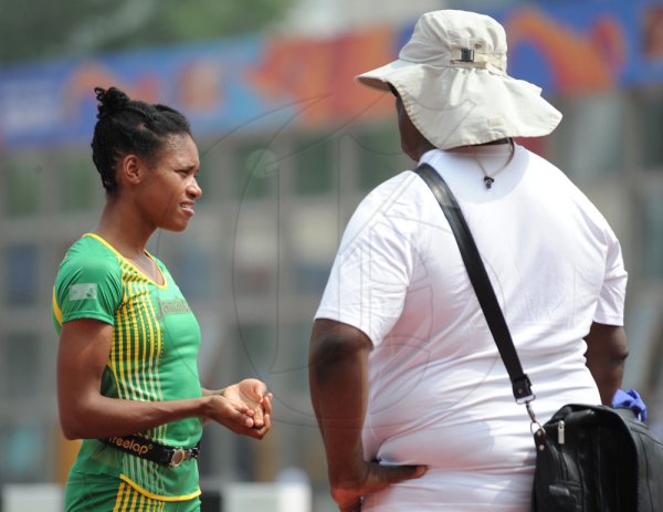 Samoya Campbell and Coach Francis