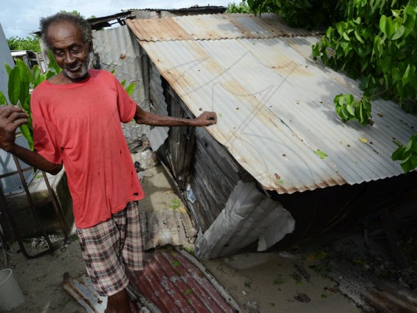 Rudolph Brown/Photographer
Hurricane Sandy passes through Jamaica on damage properties on Thursday, October 25, 2012