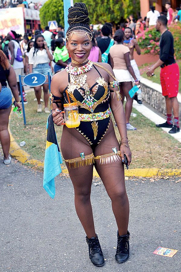 Anthony Minott
Freelance Photographer

Bahamian Adum checks in at UWI Carnival 2018. Her brother, Willshire Dames, designed the custome. His company is called Shidor.  *** Local Caption *** Anthony Minott
Freelance Photographer

Bahamian Adum checks in at UWI Carnival 2018. Her brother, Willshire Dames, designed the custome through his company Shidor.