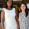 Rudolph Brown/Photographer
Juliet Holness, (left) wife of Prime Minister Andrew Holness pose with Cilia Flores wife of Nicolás Maduro, President of the Bolivian Republic of Venezuela at Jamaica House during a Working Visit to Jamaica on Sunday, May 22, 2016
