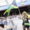 Ricardo Makyn/Staff Photographer 
Jamaican supporter dressed in colours from head to toe, to represent her team Crowd scene, Daegu, South Korea yesterday..