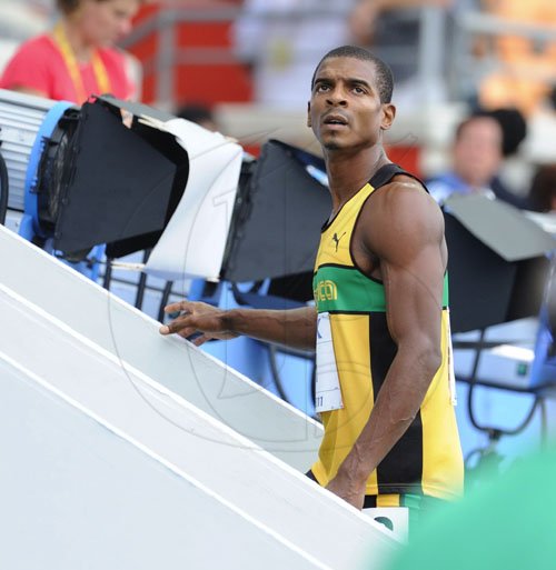Ricardo Makyn/Staff Photographer
Jamaica?s Maurice Smith competing in the Mens Decathlon 100 Meters