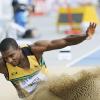 Ricardo Makyn/Staff Photographer
Jamaica?s Maurice Smith competing in the Mens long Jump.