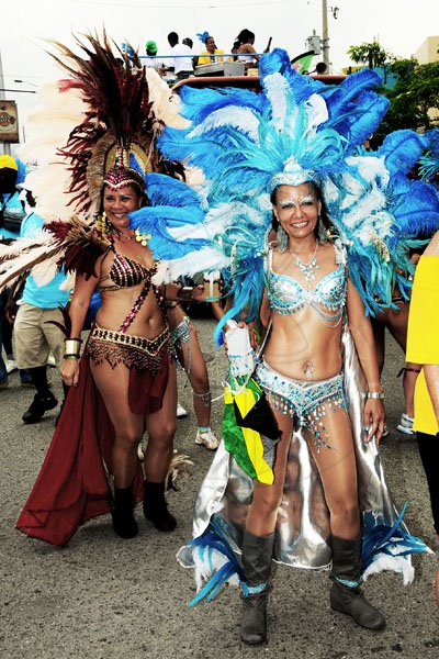 Winston Sill / Freelance Photographer
 Bacchanal Jamaica Carnival Road Parade, held on Sunday April 15, 2012.