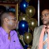 Winston Sill/Freelance Photographer
The Rotary Club of New Kingston host "Media Lyne", held at Courtleigh Hotel, New Kingston on Tuesday night August 12, 2014. Here are Derrick Wilks (left); and Lloyd Butler (right), President, Rotary Club of New Kingston.