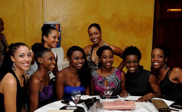 Winston Sill / Freelance Photographer
National Dance Theatre Company (NDTC) 50th Anniversary Awards Ceremony, held at Mona Visitors' Lodge, UWI, Mona on Sunday night October 28, 2012. Here are the younger female dance members of the company.