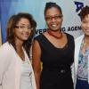 Rudolph Brown/Photographer
From left team OGM Keray-Ann Bryan, Donnette Spence and Chantol Myers pose at the AAAJ Media Awards luncheon at the Terra Nova Hotel in Kingston on Wednesday, October 22,2014