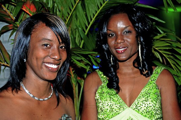 Winston Sill / Freelance Photographer
The AMCHAM Business and Civic Leadership Awards Gala anmd Presentation, held at the Jamaica Pegasus Hotel, New Kingston on Monday night September 26, 2011. Here are Mesha McLaren (le); and Simone Phillips.