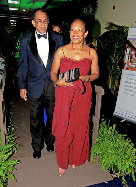 Winston Sill / Freelance Photographer
 Clovis and Hermin Metclafe are all glammed up.

*********************************************************************.The AMCHAM Business and Civic Leadership Awards Gala anmd Presentation, held at the Jamaica Pegasus Hotel, New Kingston on Monday night September 26, 2011. Here are Clovis and Hermin Metclafe.