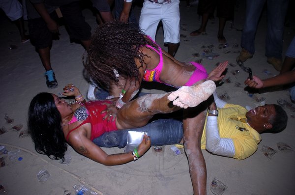Mark Titus 


These two demonstrates 'girl power' at ATI Pretty in Pink in Negril, on Saturday.