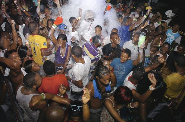 Mark Titus 


Patrons making the most of the pool pit at ATI Wildside in Negril on Sunday