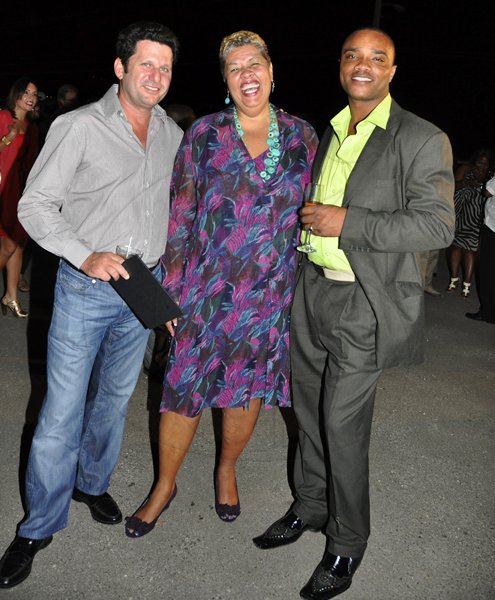 Janet Silvera Photo  
 
From L- Caribbean Producers Jamaica Limited's Mark Hart, attorney, Aloun Assamba and High Court Judge, Justice Jervis Taylor at the opening of ATL Automobile store at Bogue City Centre in Montego Bay last Friday night.
