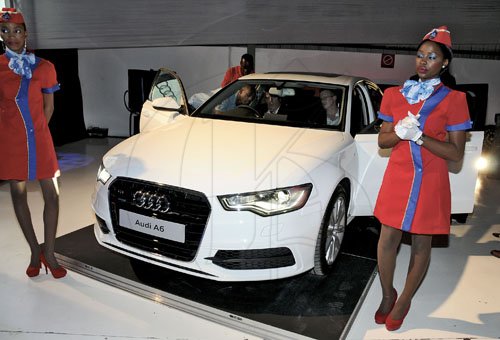 -- FACE OF THE WEEK --

Winston Sill / Freelance Photographer
Luxury is serious business. Seen here is one of the models used by ATL Autohaus to show off the Audi A6 launched in Kingston on Wednesday night.





-----------------------------------/

Winston Sill / Freelance Photographer
ALT Autohaus launch new Audi A6 motor car, held at Sandals Hangar, Tinson Pen Aerodrome, Marcus Garvey Drive on Wednesday night January 18, 2012.