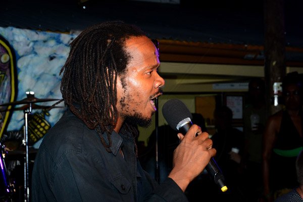 Winston Sill/Freelance Photographer
Augus for Marcus, a Conscious Reggae Party, held at One Love Cafe, Bob Marley Museum, Hope Road on Friday night August 15, 2014.   Here is Stephen Golding.