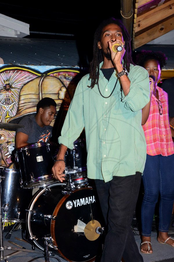 Winston Sill/Freelance Photographer
Augus for Marcus, a Conscious Reggae Party, held at One Love Cafe, Bob Marley Museum, Hope Road on Friday night August 15, 2014.