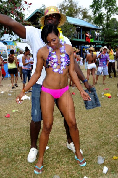 Winston Sill / Freelance Photographer
Bacchanal  Jamaica Beach J'Ouvert Party, held at James Bond Beach, Oracabessa, St. Mary on Saturday March 30, 2013.
