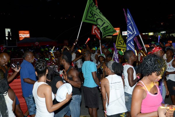 Winston Sill/Freelance Photographer
Bacchanal Jamaica J'ouvert Fete and Road March night, held at the Mas Camp, Stadium North on Friday night April 10, 2015.